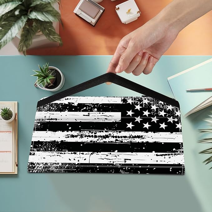 Case for Samsung Galaxy Tab A9 Plus/A9+ 5G 11 Inch 2023 Model (SM-X210/X216/X218),Card Slot PU Leather TPU Case Pen Holder Auto Wake Sleep,Vintage American Flag