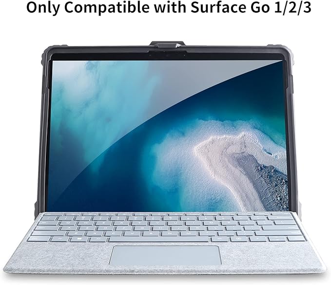 AOAO for Microsoft Surface Go 4/ Surface Go 3/ Surface Go 2/ Surface Go Case with Shoulder Strap, Hand Strap, Stylus Pen Holder, Rugged, Shock-Absorbing and Drop-Resistant(10.5 inch)