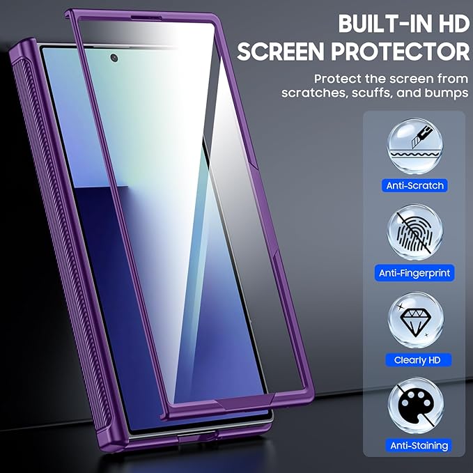 for Samsung Galaxy Z Fold 7 Case Wallet RFID [Cards Holder][Camera Cover][Kickstand] Full Body Shockproof Silicone Protective Phone Case for Galaxy Z Fold 7 Case(Purple)