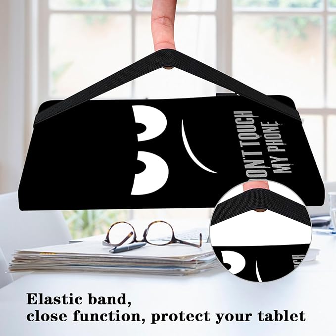 Case for Lenovo Tab M9 Cover 9.0 inch (TB-310FU,2023 Released),PU Leather Flip Stand Case with Elastic Band for Lenovo Tab M9 Tablet - Don't Touch