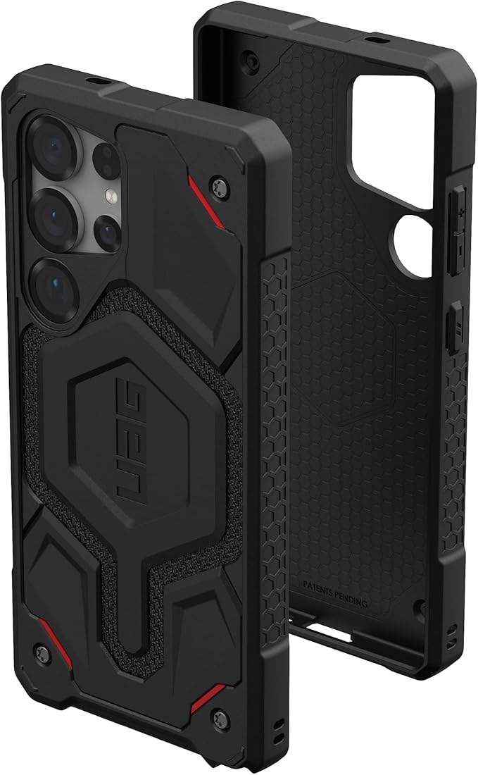 URBAN ARMOR GEAR UAG for Samsung Galaxy S25 Ultra Case 6.9" Monarch Pro - Compatible with Magnetic Charging Premium Rugged Military Drop Tested Protective Cover, Kevlar Black