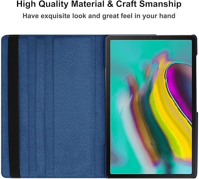 Case for Samsung Galaxy Tab A9+/A9 Plus 11'' 2023 (SM-X210/X216/X218), 360 Degree Rotating Stand Case Smart Protective Cover, with Stylus Pen,Screen Film (Blue)