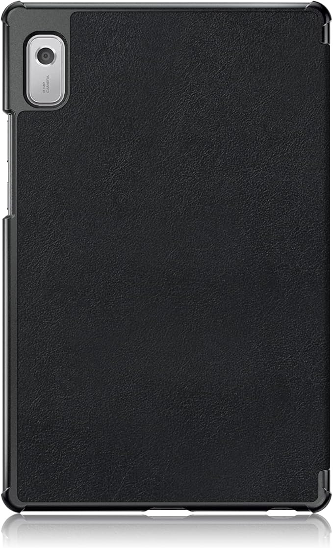 Epicgadget Case for Nook 9" Lenovo Tablet (2024) / Lenovo Tab M9 (TB-310FU, 2023 Released) 9 Inch Display Tablet - Slim Lightweight Trifold Shell Stand Cover Case + 1 Random Stylus (Black)