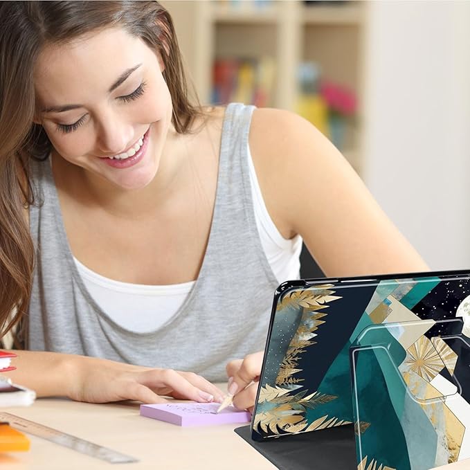 Case for Lenovo Tab P11 Plus Case 2021 (TB-J616F / J616X), 360 Degree Rotating Folding Stand,with Auto Sleep/Wake Case for Lenovo Tab P11 11” 2020 (TB-J606F TB-J606X),Aesthetic Mountain Sunset