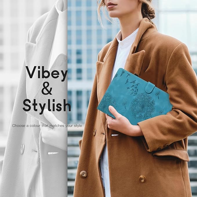 Lenovo tab m11 / Tab K11 case, Dandelion Cover with Kickstand for Pencil Holder, Magnetic Closure and Precise Cutouts, Compatible with Lenovo Tablet M11 TB-330FU/ K11 TB-330KU 11 Inch 2024 Blue