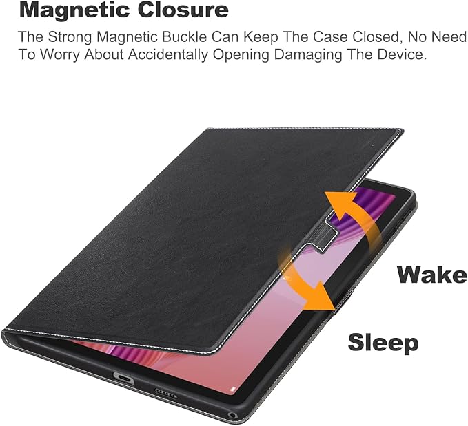 for Lenovo Tab 10.1 2025 Case Ultra-Thin Silicone Shockproof Cover for Lenovo Tab 10.1 Inch TB311FU Tablet Case,Black