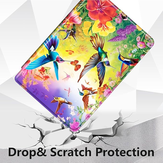 Case for Lenovo Tab M10 Plus 10.3", 360 Degree Rotating Folding Stand,with Auto Sleep/Wake Case for Lenovo Tab M10 Plus (2020 2nd Gen) TB-X606F/TB-X606X 10.3" FHD Tablet,Colorful Nature Bird