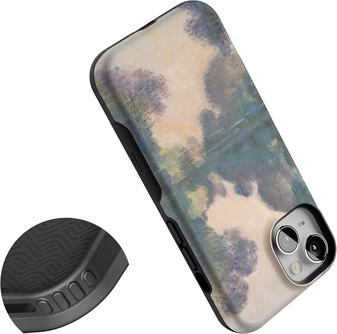 Casely iPhone 14 Case | Monet’s Morning | The Met Museum Collection | Compatible with MagSafe | Bold Protective Design