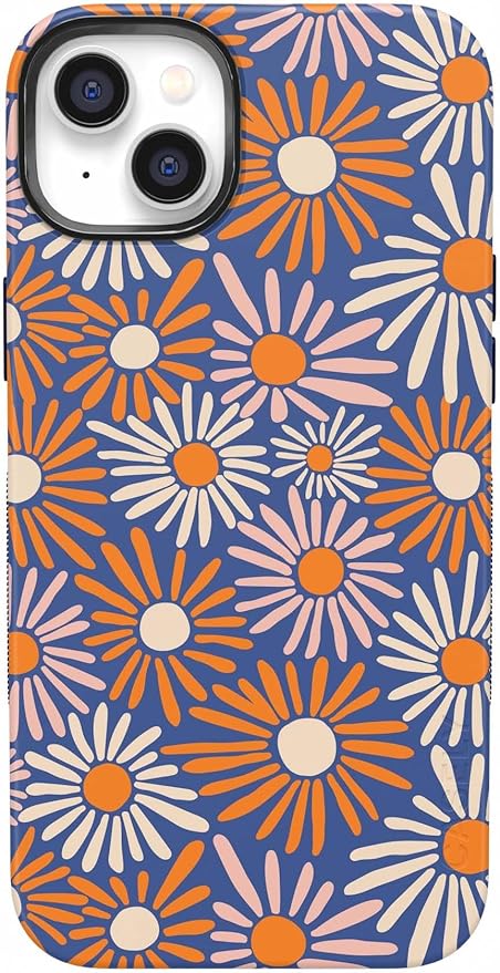 Casely iPhone 14 Case | Spring Forward | Daisy Floral | Compatible with MagSafe | Bold Protective Design