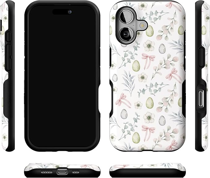 Casely iPhone 17 Case | So Eggxtra | Spring Garden | Bold Protective Design | Compatible with MagSafe