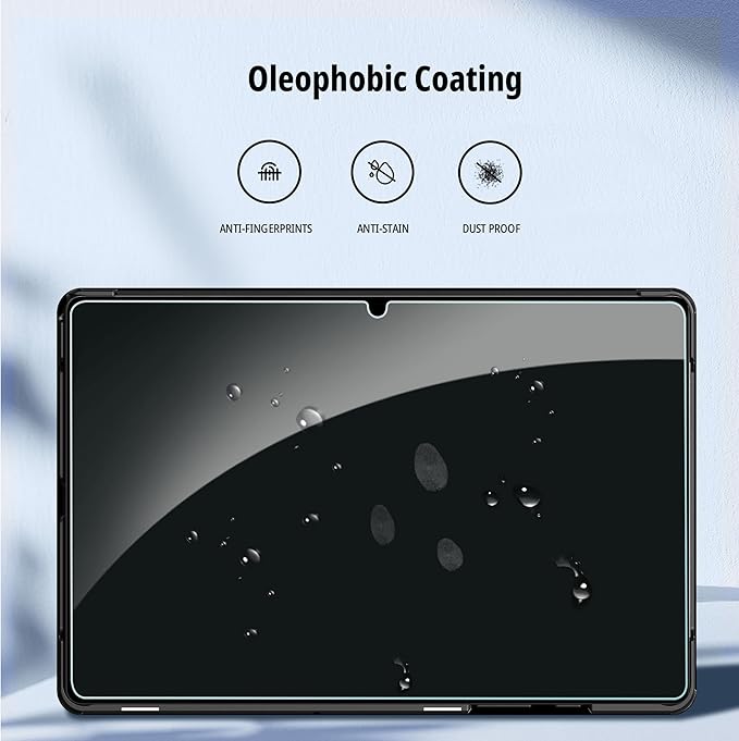 CACOE Case for Samsung Galaxy Tab A9+ Plus 11 Inch 2023 (SM-X210/X216/X218) with Screen Protector, Foldable Stand Slim Protective Case, Auto Screen On/Off, Black