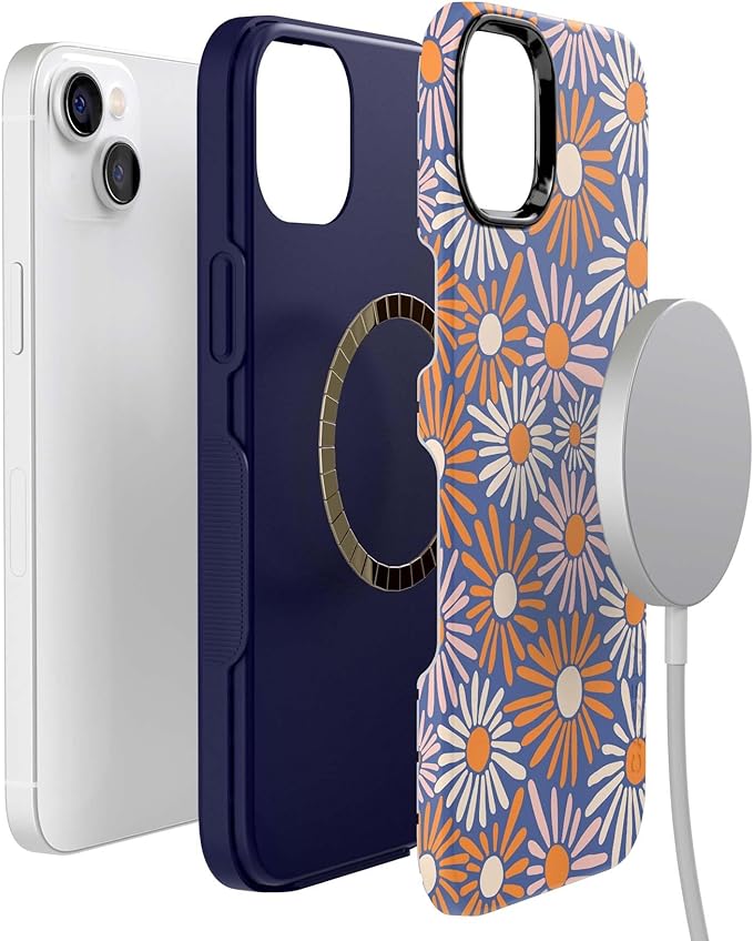 Casely iPhone 14 Case | Spring Forward | Daisy Floral | Compatible with MagSafe | Bold Protective Design