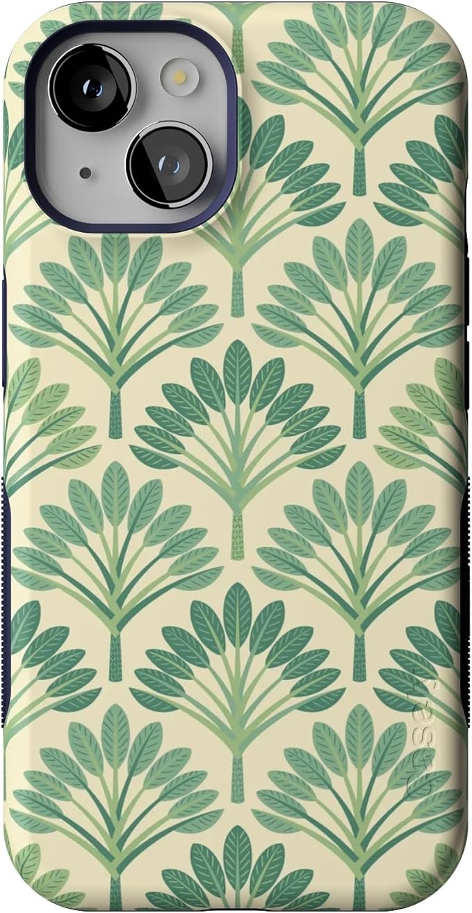 Casely iPhone 14 Case | Palm Royale | Palm Beach | Compatible with MagSafe | Bold Protective Design