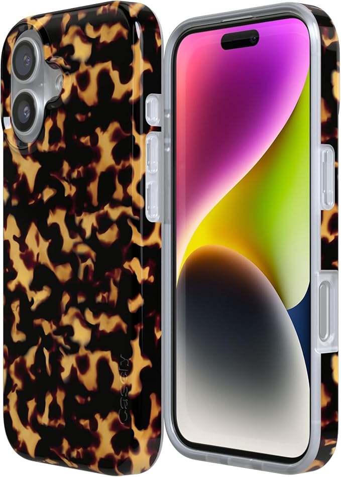 Casely iPhone 17 Case | Shell Shocked | Tortoise Print | Compatible with MagSafe | Classic Ultra Slim Design