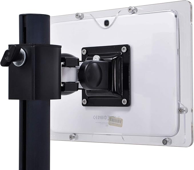 TABcare Security Anti-Theft Acrylic VESA Enclosure for Samsung Galaxy 9.7" Tablet with Wall Mount Kit (Clear, TAB S2 9.7)