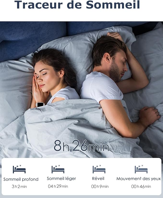 GRV Smart Watch for iOS and Android Phones (Answer/Make Calls), Watches for Men Women IP68 Waterproof Smartwatch Fitness Tracker Watch with Heart Rate/Sleep Monitor Steps Calories Counter (Gray)