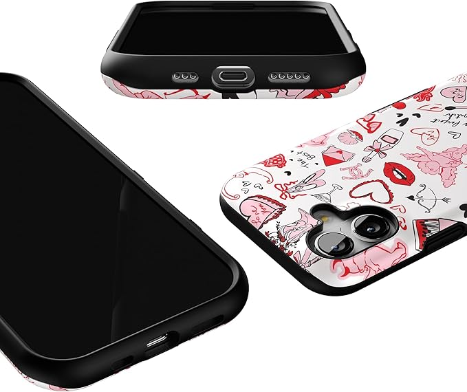 Casely iPhone 17 Case | Cupid's Touch | Collage | Bold Protective Design | Compatible with MagSafe