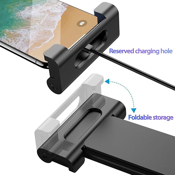 2026 Car Headrest Tablet Holder, Road Trip Essentials for Kids, Scalable Tablet Mount for Car Backseat for iPad Phone... 5.5-10.8" Fits Larger Tablets (If Short Side ≤10.6") [Upgrade - Black]