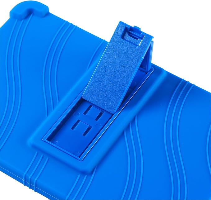Case for Lenovo Tab One 8.7 Inch Tablet 2025 (TB305FU), Kids Friendly Soft Silicone Adjustable Stand Cover for Lenovo Tab K9 Tablet 8.7 inch Tablets (Blue)