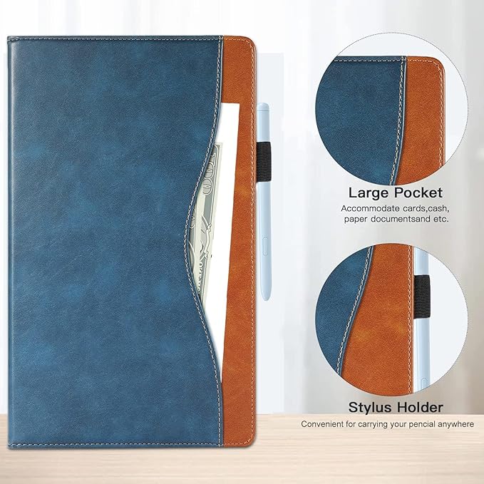 Case for Samsung Galaxy Tab A 10.1 2019 (SM-T510/T515) Bussiness Premium Slim PU Leather Stand Folding Folio Cover for Galaxy Tab A 10.1 Inch Tablet SM-T510/T515 2019 Modle Shell Cover