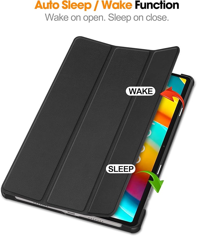 Case for TECLAST T50 Pro 11 inch Tablet, Folding Folio Ultra-Thin PU Leather Stand Case Cover for Teclast T50 Pro Black