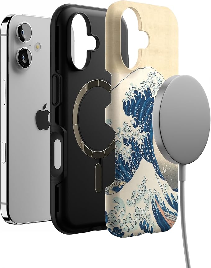 Casely iPhone 17 Case | The Great Wave | The Met Museum | Bold Protective Design | Compatible with MagSafe