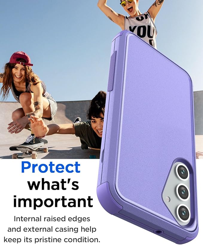 AICase for Samsung Galaxy S25 Plus Case,3-Layer Heavy Duty Pocket-Friendly Rugged Durable Military Grade Protection Shockproof/Drop Proof/Dust Proof Protective Cover for Galaxy S25 Plus 2025_4