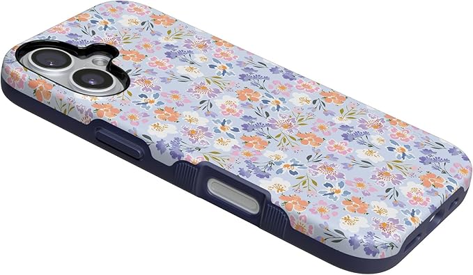 Casely iPhone 17 Case | Poppy Meadows | Pastel Floral | Compatible with MagSafe | Bold Protective Design