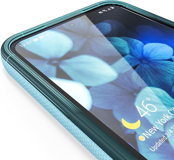 Crave Dual Guard Compatible with Samsung Galaxy S23 FE Case - Shockproof Protection with Dual Layer Design, Aqua