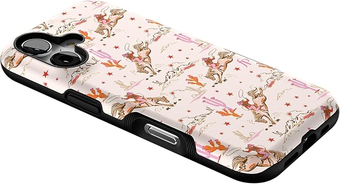 Casely iPhone 17 Case | Cowgirl Canyon | FashionPass x Casely | Bold Protective Design | Compatible with MagSafe