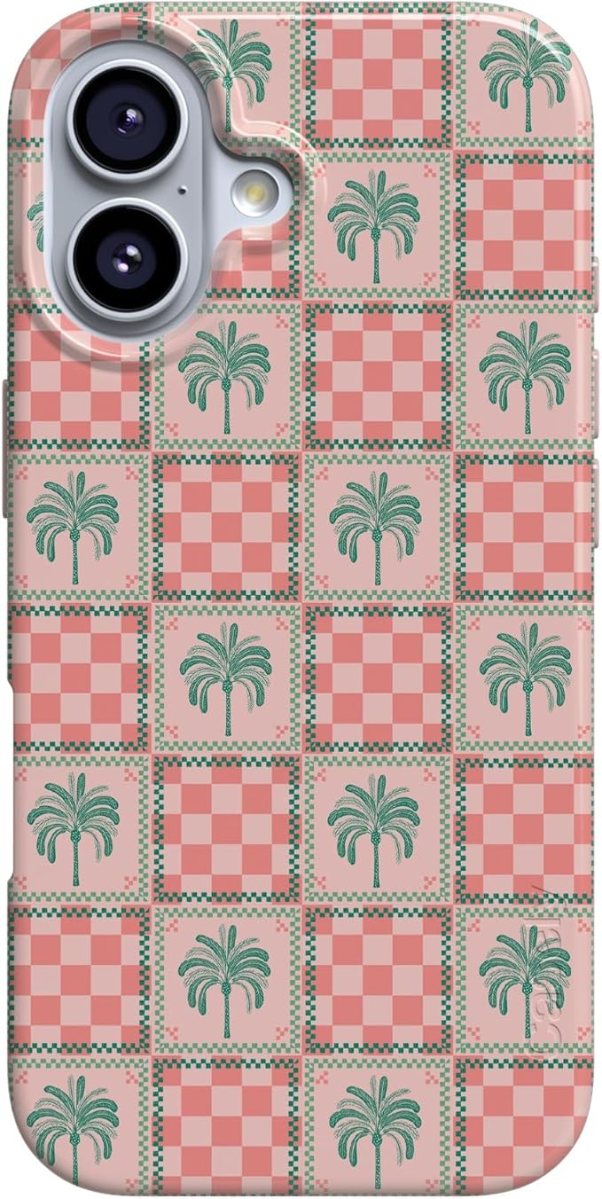 Casely iPhone 17 Case | The Social Club | Palm Beach | Compatible with MagSafe | Classic Ultra Slim Design