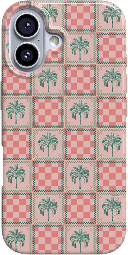 Casely iPhone 17 Case | The Social Club | Palm Beach | Compatible with MagSafe | Classic Ultra Slim Design