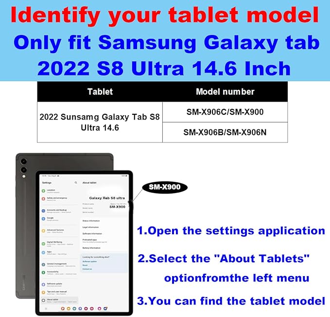 for Samsung Galaxy Tab S8 Ultra 14.6 inch Case with S Pen Holder 2022 Model(SM-X906C/X900/X906B/X906N) Genuine Leather Cover Protective Shell,Auto Wake/Sleep.Brown