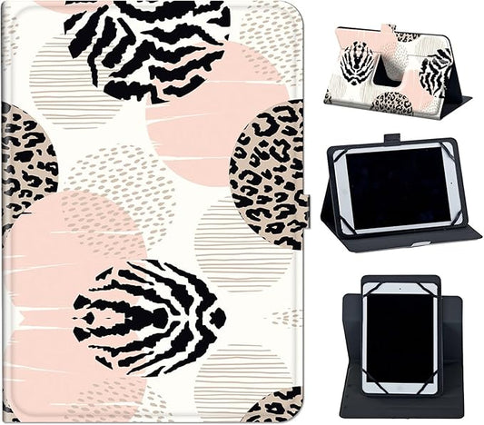 Case for Lenovo Tab P11 Pro Gen 2 11.2" 2022,Mxfdegf 360 Degree Rotating Stand and Magnetic Closure Case for 11.2 inch Lenovo Tab P11 Pro 2nd Generation,Pink Leopard Print