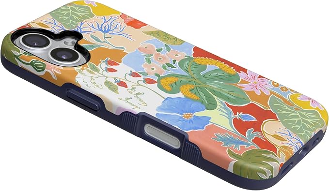 Casely iPhone 17 Case | Botanical Blooms | Floral Patchwork | Compatible with MagSafe | Bold Protective Design
