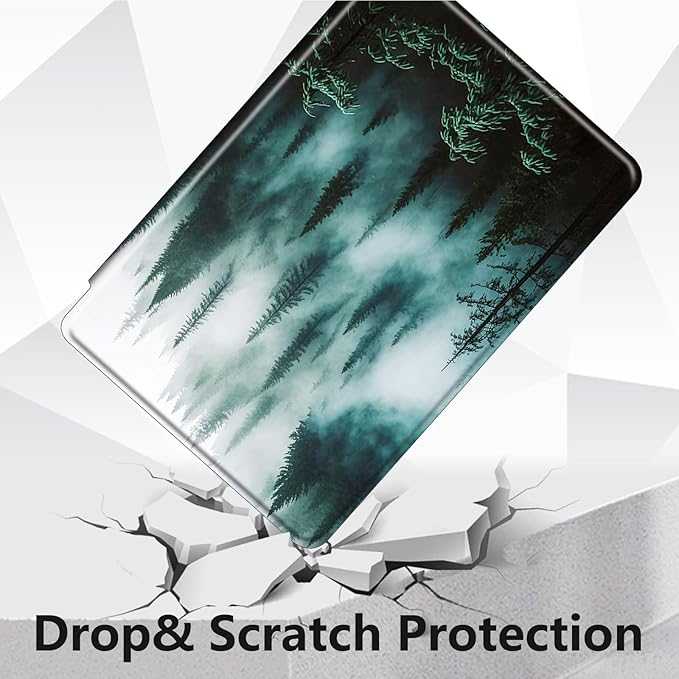 Case for Lenovo Tab P11 Plus Case 2021 (TB-J616F / J616X), 360 Degree Rotating Folding Stand,with Auto Sleep/Wake Case for Lenovo Tab P11 11” 2020 (TB-J606F TB-J606X),Nature Mountain Forest