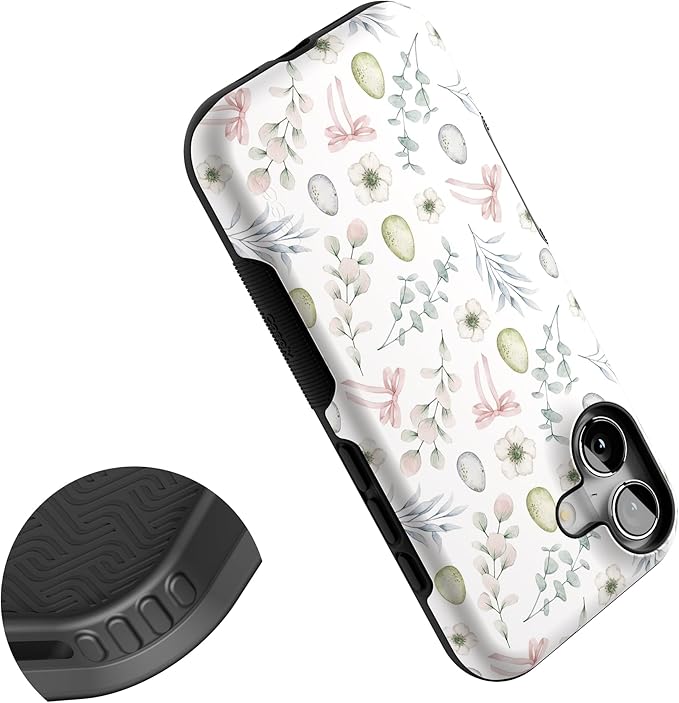Casely iPhone 17 Case | So Eggxtra | Spring Garden | Bold Protective Design | Compatible with MagSafe