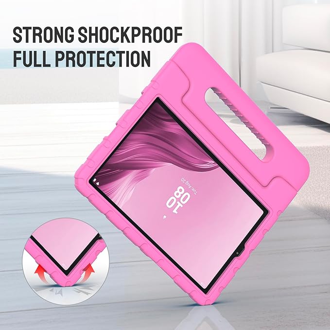 Kids Case for Lenovo Tab M9 2023 9 Inch (TB310FU / TB310XU),Light Weight Shockproof Convertible Handle Stand Kids Case Cover for Lenovo Tab M9 Tablet 9 Inch 2023 (Light Pink)