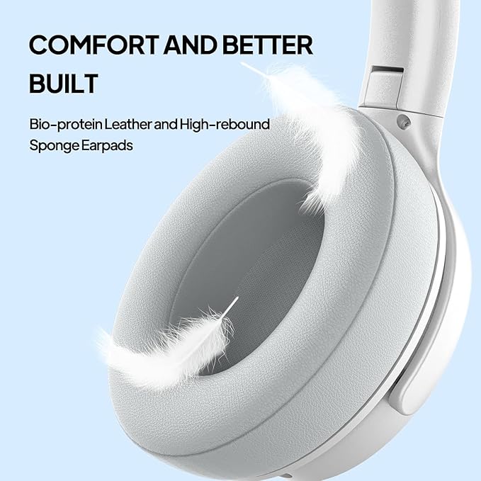 Wired Over-Ear Headphones with USB C Connector, Hi-Fi Stereo Sound, Noise-Isolating Ear Cups, Comfortable Fit for USB C Devices (with Bag, Silver)