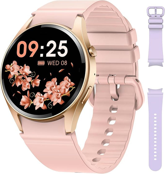 Smart Watches for Men/Women, 1.26" HD Smart Watch for Android Phones & iPhones (Make/Answer Calls), IP68 Fitness Watch for Women/Men with 110+ Sport Modes, Heart Rate Monitor, Sleep Tracker, Gift