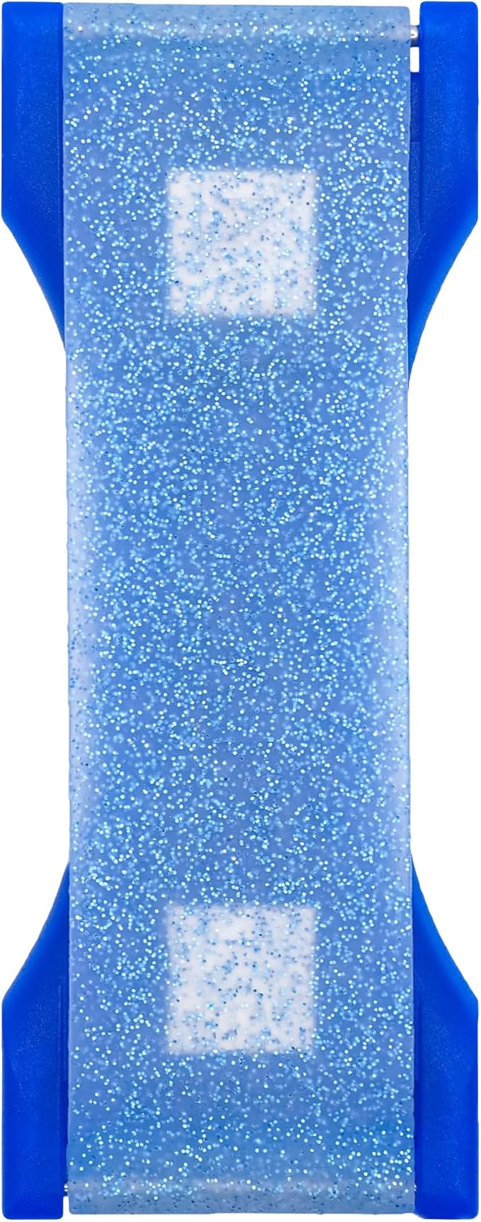 LOVEHANDLE PRO Premium Phone Grip - Silicone Phone Strap - Magnetic Phone Mount and Kickstand for Smartphone and Tablet - Sapphire Glitter Silicone