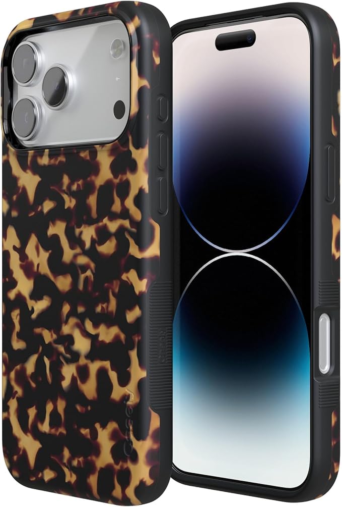 Casely iPhone 17 Pro Case | Shell Shocked | Tortoise Print | Compatible with MagSafe | Bold Protective Design