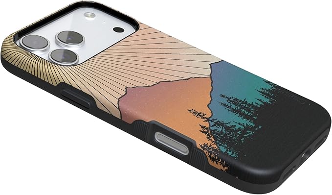 Casely iPhone 17 Pro Case | Golden Hour | Mountain Sunset | Compatible with MagSafe | Bold Protective Design