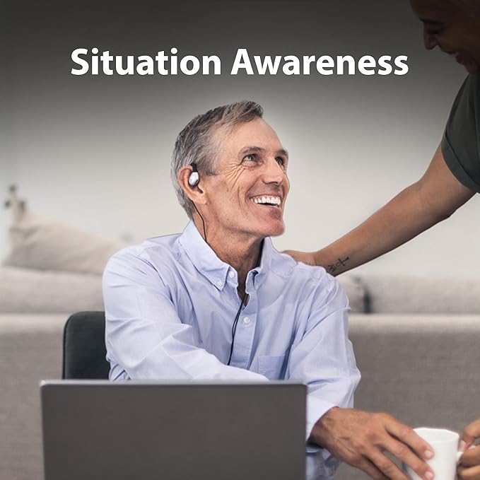 Avantree Resolve (Small-Medium) – USB-C Wired Open-Ear Earbuds w/Mic & Over-Ear Hook, for Women, Kids & Young Men w/Small Ears, Ideal for Office, Outdoor & Home