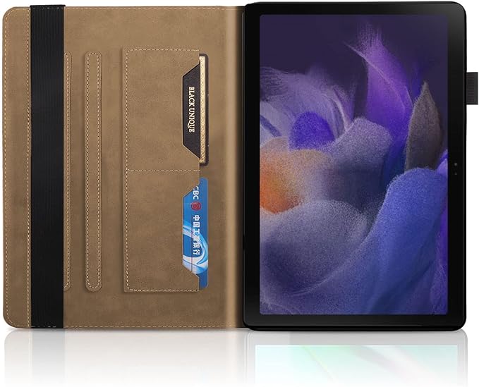 Portfolio Cover for Samsung Galaxy Tab A9 Plus Case 5g 11 Inch, Unique Tree Design with Hidden Card Slots, Built-in Magnetic Auto Sleep, Precise Cutouts Compatible with A9+(Sm-X210/X216/X218) Brown