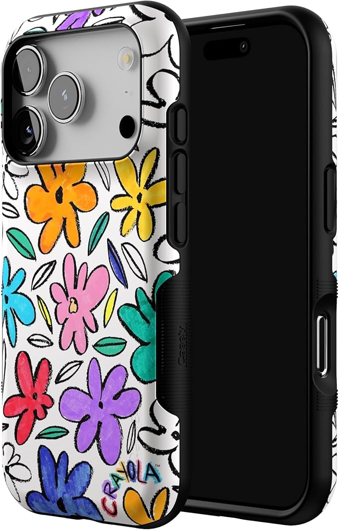 Casely iPhone 17 Pro Case | Outside The Lines | Crayola Marker | Bold Protective Design | Compatible with MagSafe