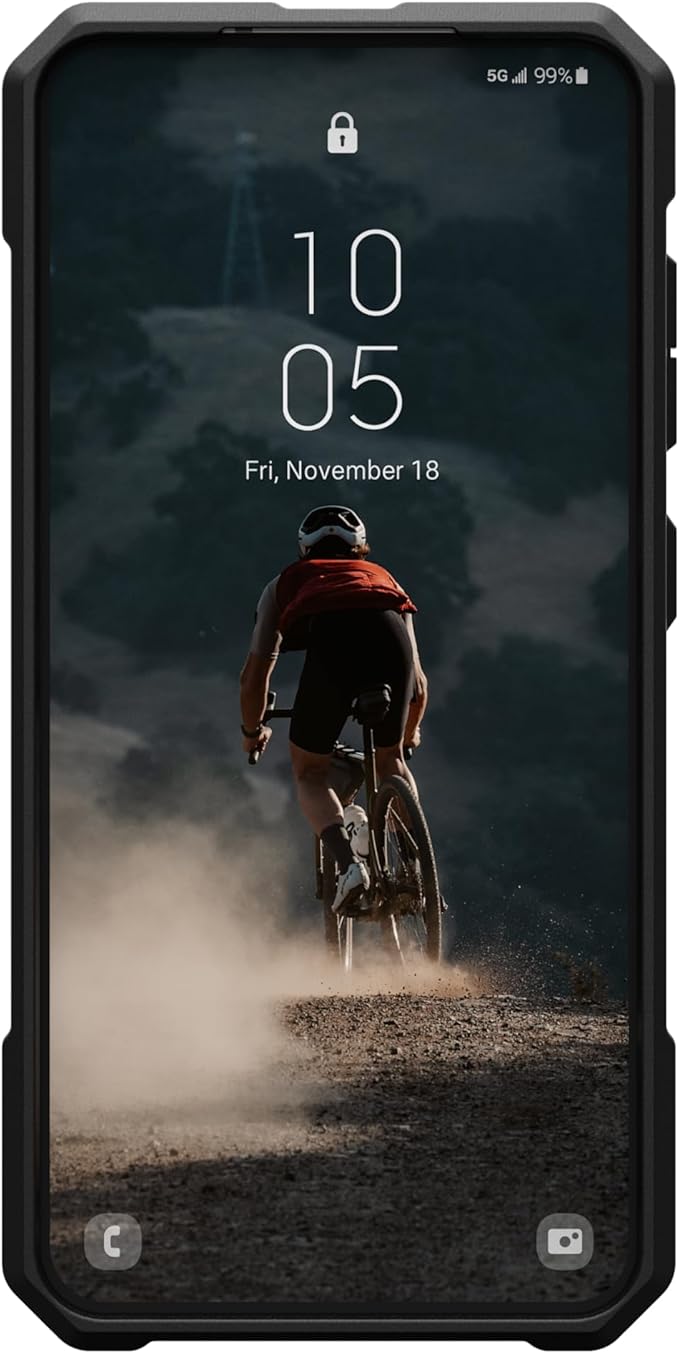 URBAN ARMOR GEAR UAG for Samsung Galaxy S25 Case 6.2" Monarch Pro - Compatible with Magnetic Charging Premium Rugged Military Drop Tested Protective Cover, Crimson