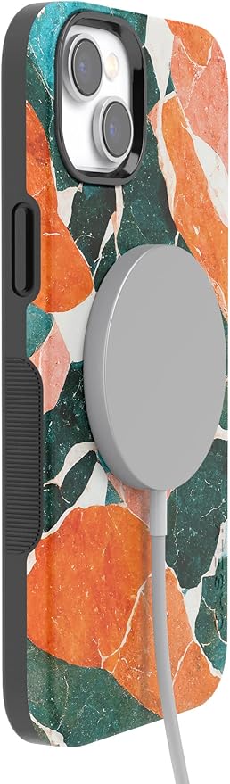 Casely iPhone 14 Case | Yes, of Quartz! | Sculpted Marble | Compatible with MagSafe | Bold Protective Design