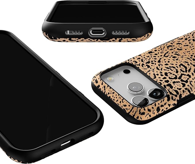 Casely iPhone 17 Pro Case | Born to Be Wild | Jaguar Print | Bold Protective Design | Compatible with MagSafe
