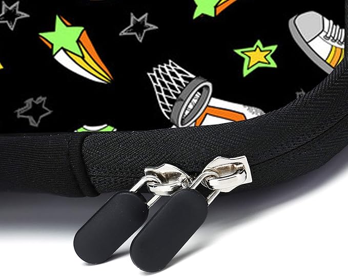 Laptop Sleeve Case 11.6" 12.1 Inch Neoprene Laptop Sleeve/Notebook Computer Pocket Case/Chromebook Case/Tablet Briefcase Carrying Bag Compatible For Men， Women ，boys， girls (basketball)